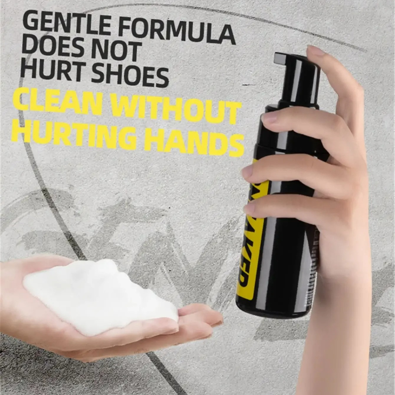 Shoe Cleaner - Sportschuh-Schaum-Reinigungsset, Trockenreinigungsspray für Leder, Wildleder, Nubuk,