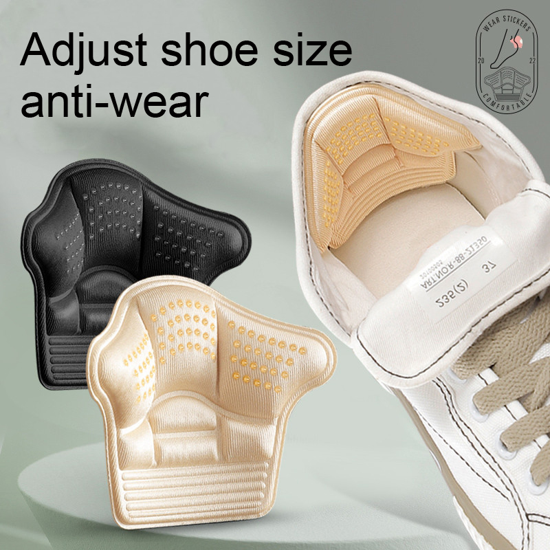Sneaker Protector - Fersen-Aufkleber Fersenschutz Sneaker-Größenreduzierer Einlegesohlen Anti-Verschleiß Fußpolster