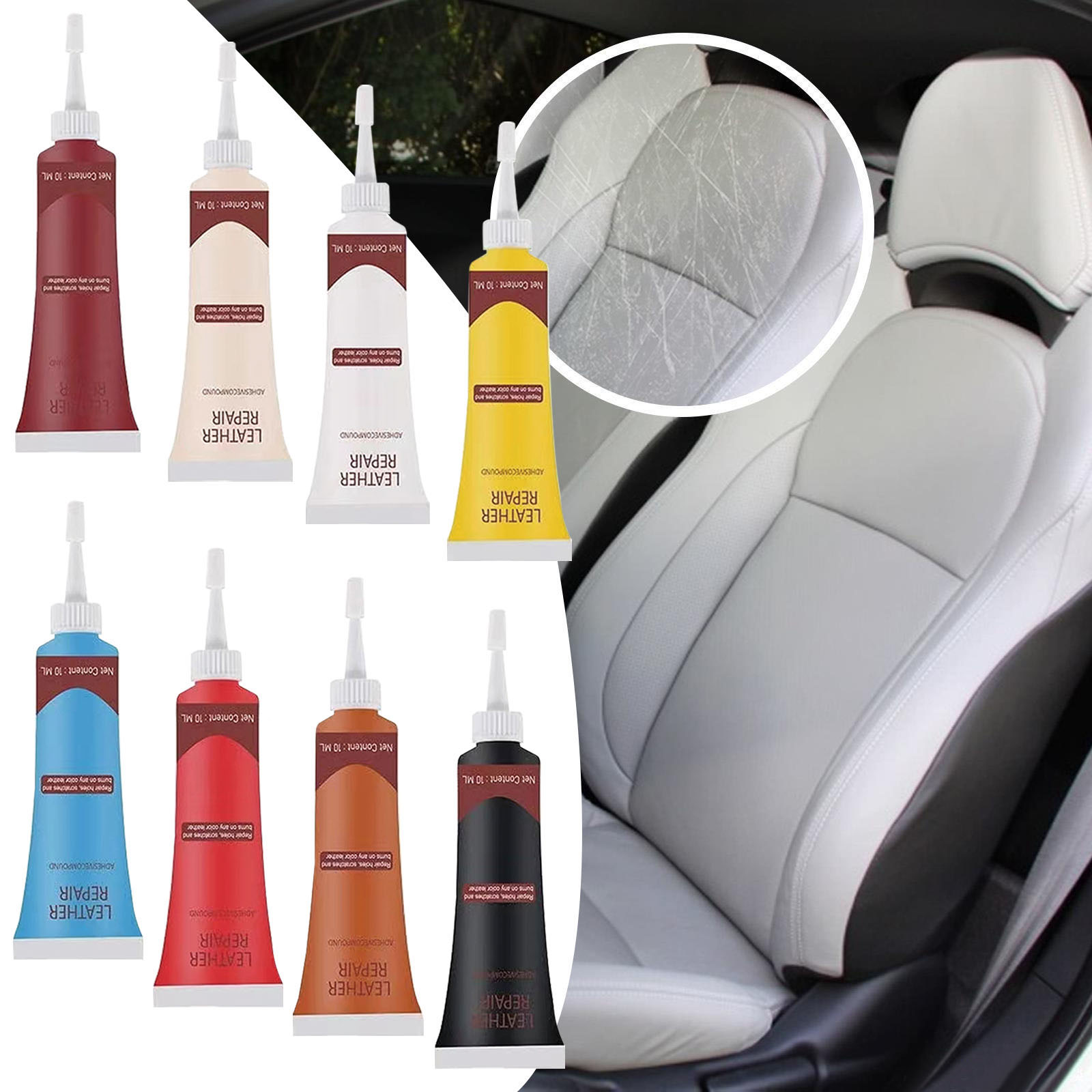 Lederreparaturpaste, Autositz, – Leather Shoe Polish Bewertung und Preis