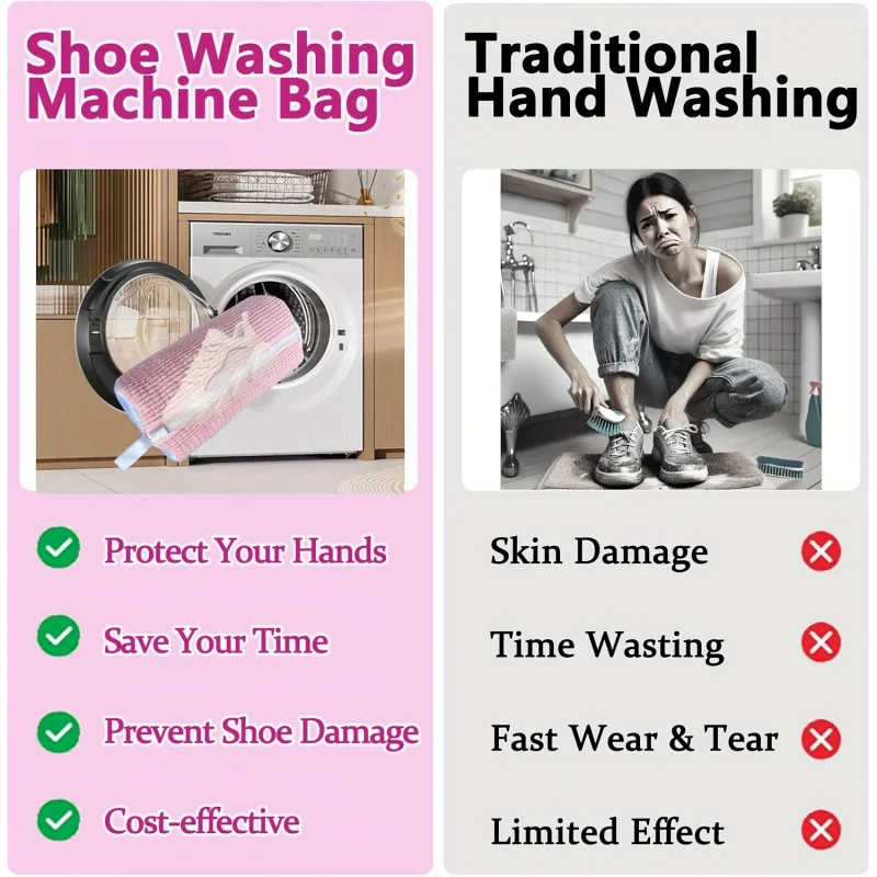 Allzweck-Wäschebeutel für Schu – Shoe Cleaning Brush Bewertung und Preis