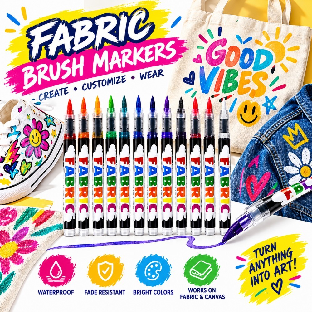 Textilmarker (12/24/36 Farben) – Shoe Brush Bewertung und Preis